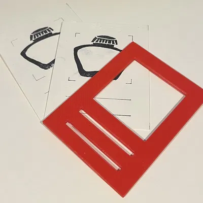 Khuôn Mẫu/Stencil Thẻ Thử Mực