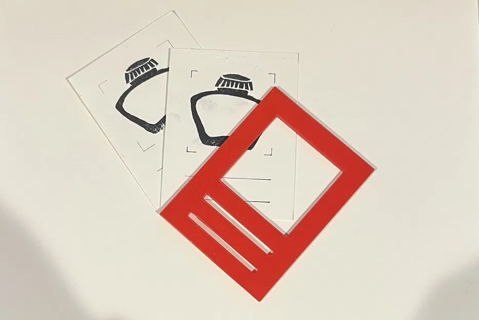 Khuôn Mẫu/Stencil Thẻ Thử Mực - Image 2