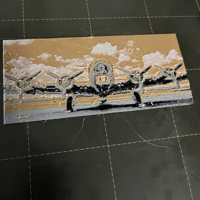 Máy Bay B-17 Hoa Kỳ Thế Chiến II - HueForge