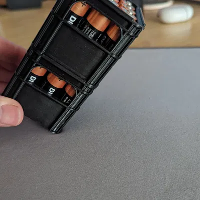 Thùng bia xếp chồng đựng pin