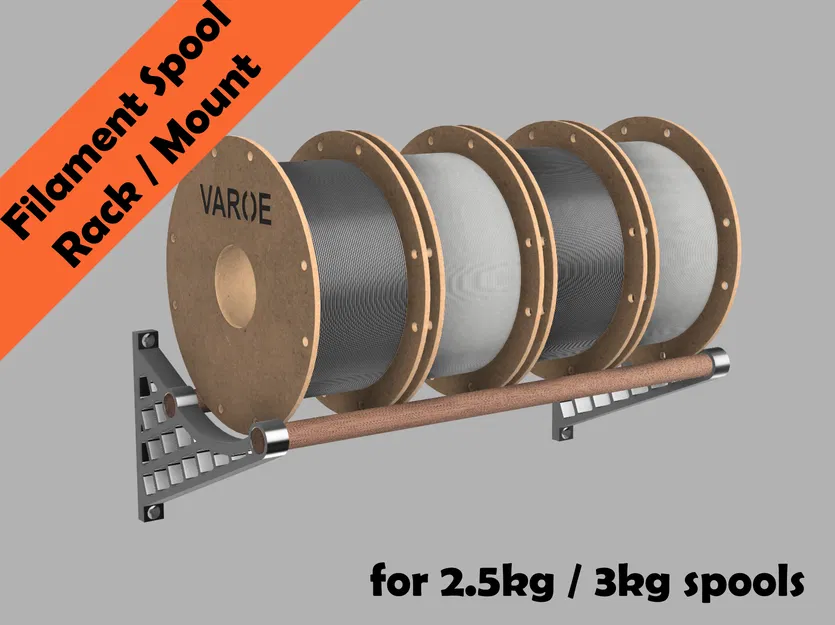 Giá Đỡ Cuộn Filament Treo Tường 2.5kg - VAROE - Image 1