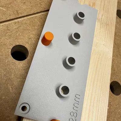 Jig Chốt Kệ (Shelf Pin Jig)