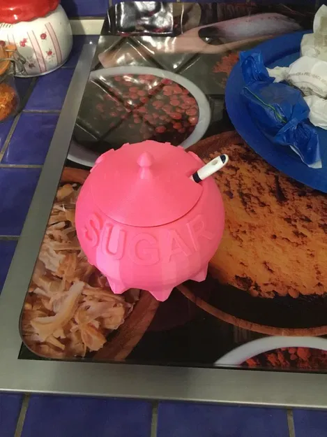 Tô đựng đường có lỗ cắm muỗng - Image 1