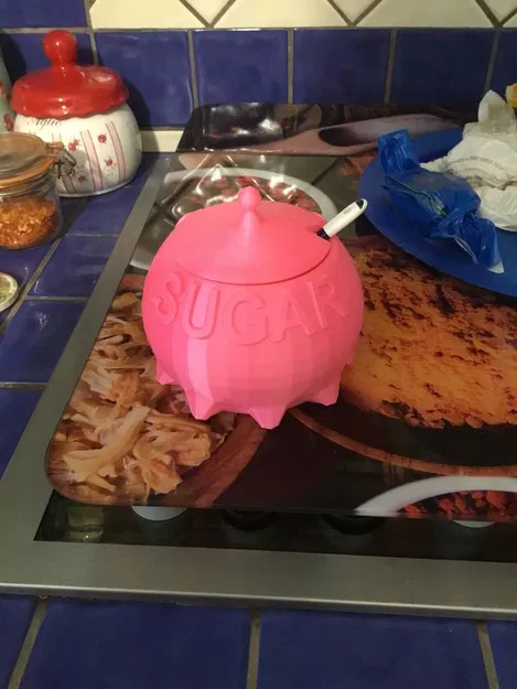 Tô đựng đường có lỗ cắm muỗng - Image 4