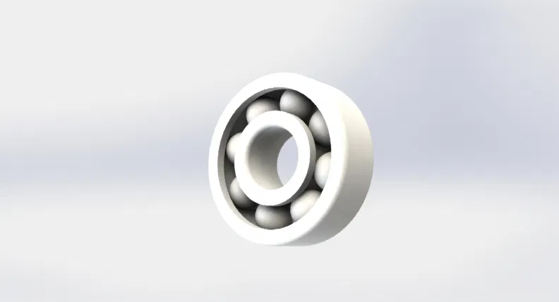 Bạc đạn 608 in liền khối - Image 1