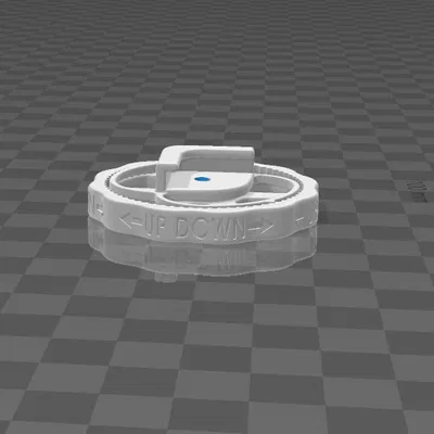 Núm chỉnh mặt bàn CZ 300 Crazy3dPrint có khóa