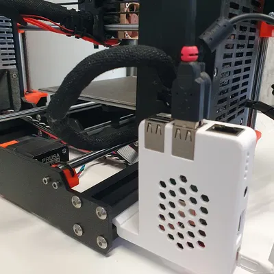 Giá đỡ Raspberry Pi3 gắn profile cho Prusa i3 MK3s chạy Octopi
