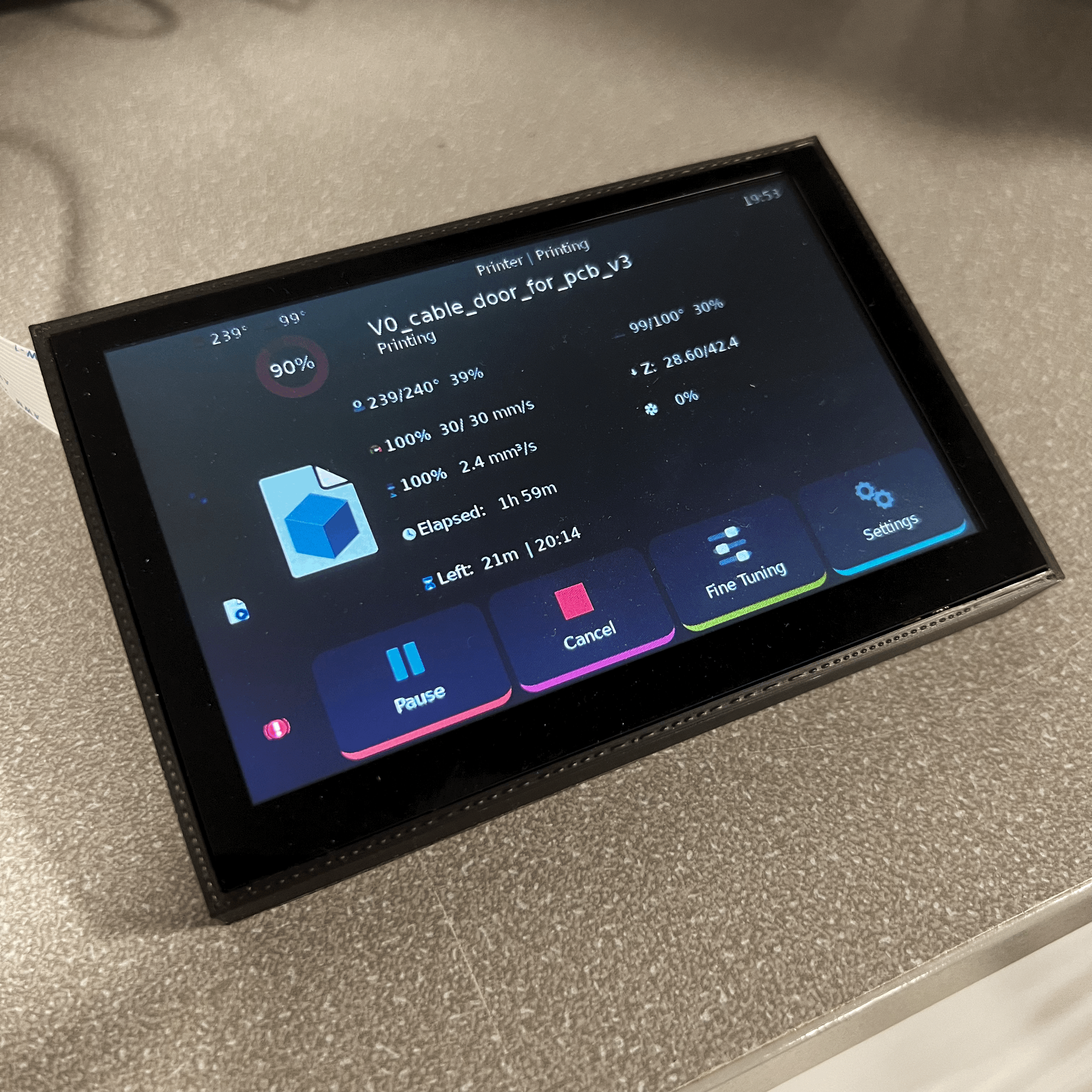 Khung Sườn Cho Màn Hình Cảm Ứng 5 inch