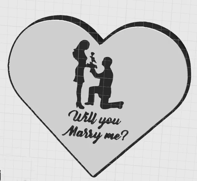 Lời cầu hôn 'Will you marry me' phiên bản đèn LED trái tim - Image 1