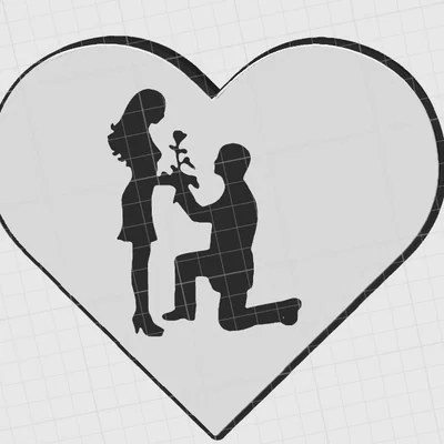 Lời cầu hôn 'Will you marry me' phiên bản đèn LED trái tim