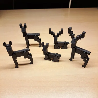 Gia Đình Nai Nhỏ Xinh Xinh