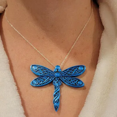 Mặt Dây Chuyền Chuồn Chuồn Kiểu Dệt Celtic