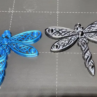 Mặt Dây Chuyền Chuồn Chuồn Kiểu Dệt Celtic