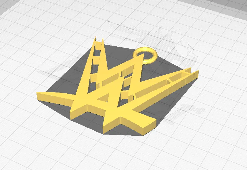 Móc Khóa Logo WWE - Image 1