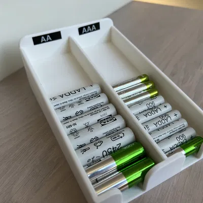 Đế Giữ Pin Trượt Đôi - Battery Holder Slider Dual