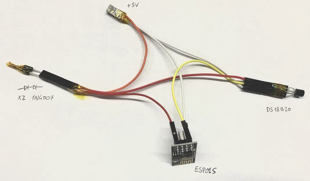 Cảm biến nhiệt độ Esp8266 (Esp01s) chính xác với ds18b20 [Tasmota/EspHome] - Image 3