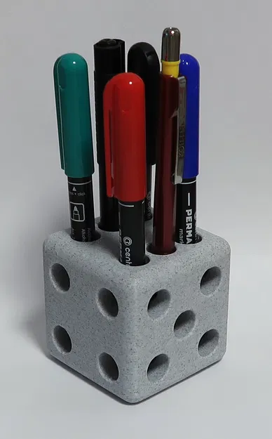 Chỗ cắm bút hình hộp vuông - Image 1