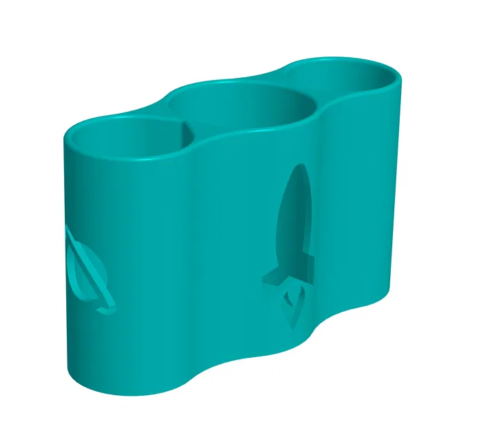 Hộp đựng muỗng nĩa theo chủ đề không gian - Image 1