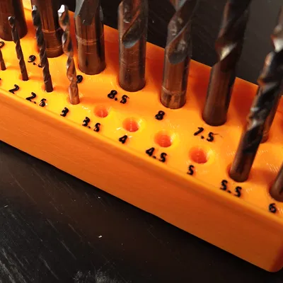 Giá đỡ mũi khoan Gridfinity theo hệ mét