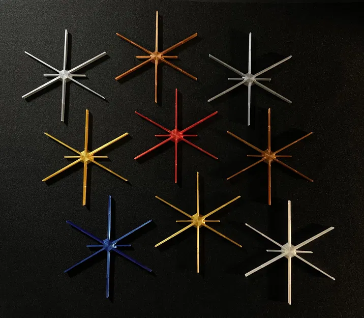 Mô Hình Trang Trí Tia Nhiễu Xạ Kính Viễn Vọng James Webb - Image 1