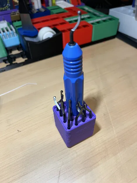 Hộp Đựng Dao Rọc Giấy Lớn Hơn Cho Gridfinity (1x1x6) - Image 1