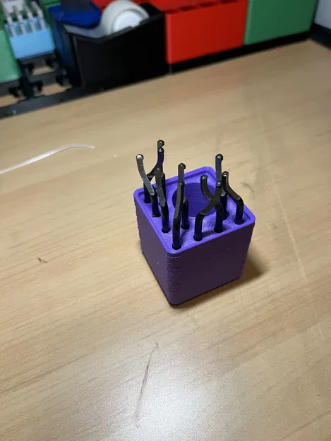 Hộp Đựng Dao Rọc Giấy Lớn Hơn Cho Gridfinity (1x1x6) - Image 2