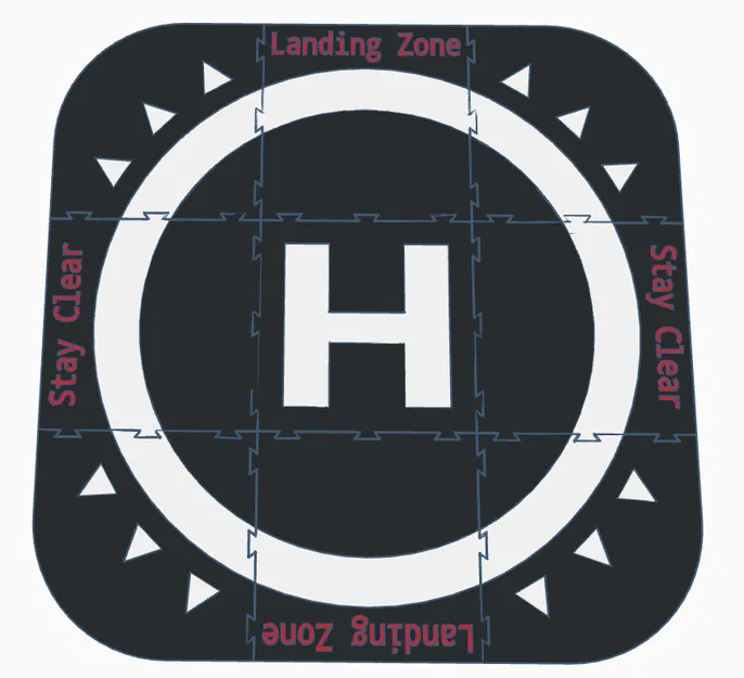 Bãi đáp/cất cánh Drone - Image 1