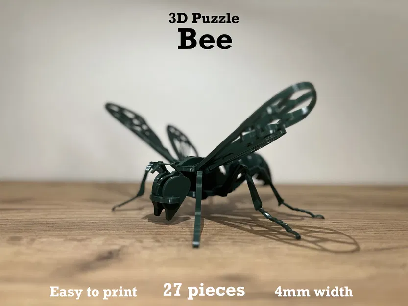 Mô Hình "Ong" 3D Puzzle - 27 Mảnh Ghép - Image 1