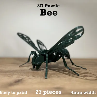 Mô Hình "Ong" 3D Puzzle - 27 Mảnh Ghép