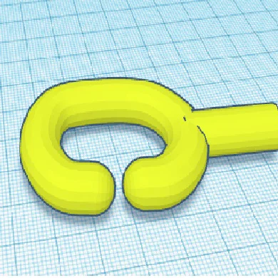 Cán dù gấp hình chữ C chống gió