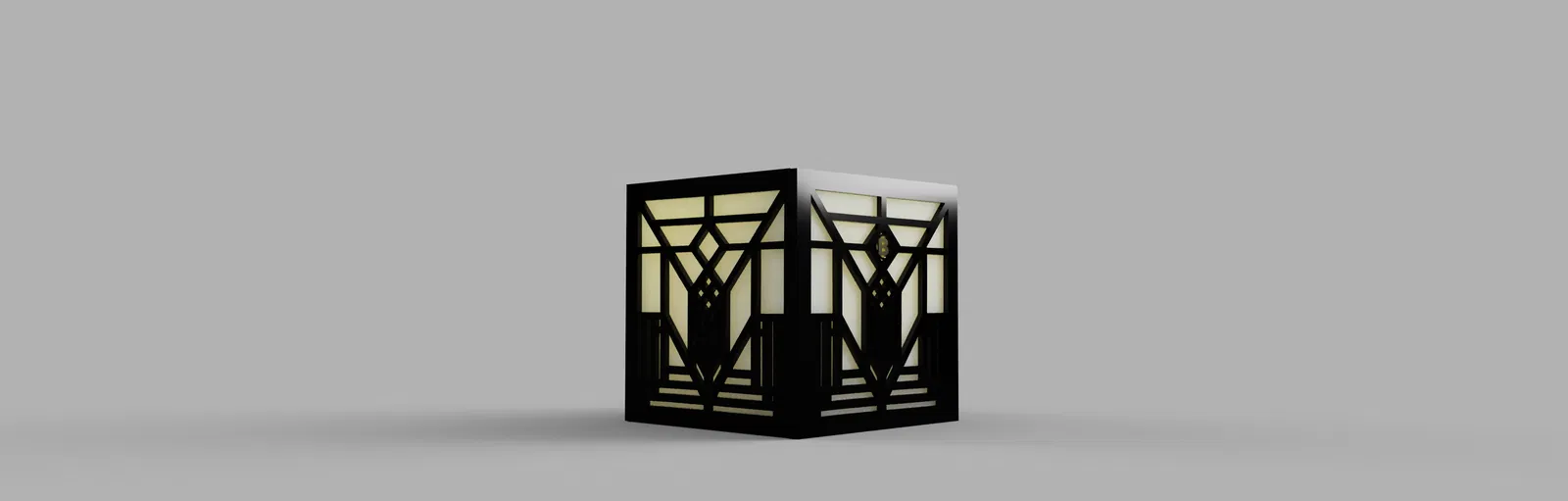 Chân Nến Bitcoin Phong Cách Frank Lloyd Wright - Image 1