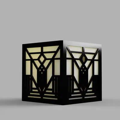 Chân Nến Bitcoin Phong Cách Frank Lloyd Wright