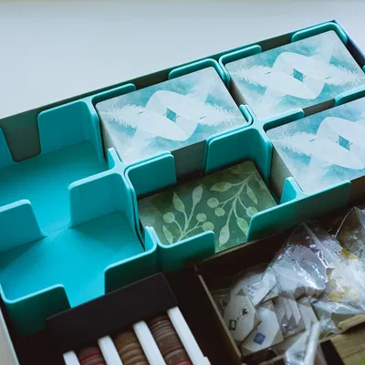 Khay đựng thẻ và Chuồng chim cho Game Board Wingspan