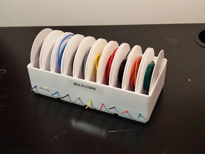 Giá đỡ cuộn dây Gridfinity 70mm - Image 1