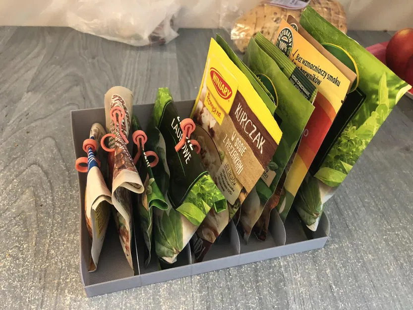 Kệ đựng túi đựng gia vị nhà bếp - Image 3