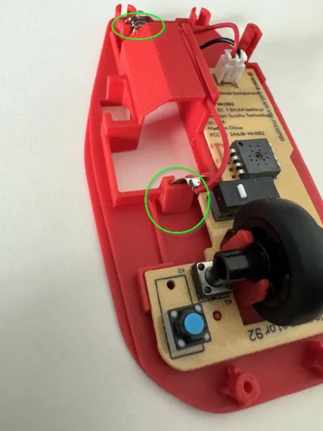 Hộp Lò Xo Pin Cải Tiến Cho Chuột Không Dây Bambu Lab - Image 1