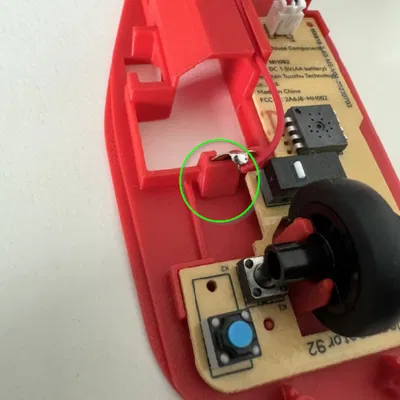 Hộp Lò Xo Pin Cải Tiến Cho Chuột Không Dây Bambu Lab