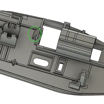 Hộp Lò Xo Pin Cải Tiến Cho Chuột Không Dây Bambu Lab