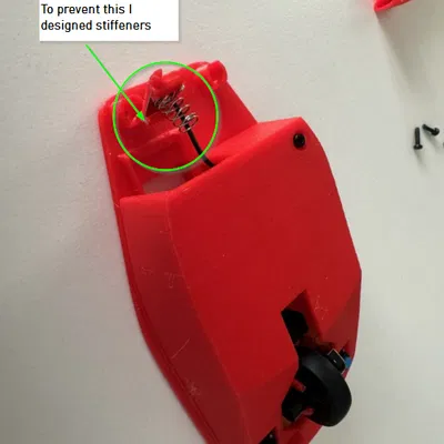 Hộp Lò Xo Pin Cải Tiến Cho Chuột Không Dây Bambu Lab