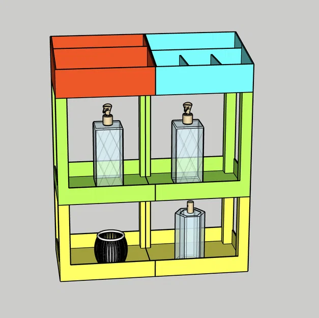 ORGANIZZATORE GT159 - Khay đựng mỹ phẩm - Image 3