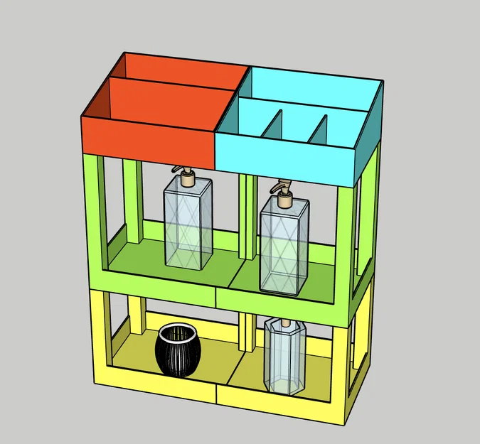 ORGANIZZATORE GT159 - Khay đựng mỹ phẩm - Image 4