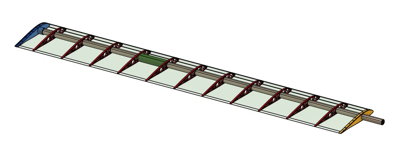 Cánh Máy Bay Lượn RC Sải Cánh 750mm Hiệu Suất Cao - Image 1