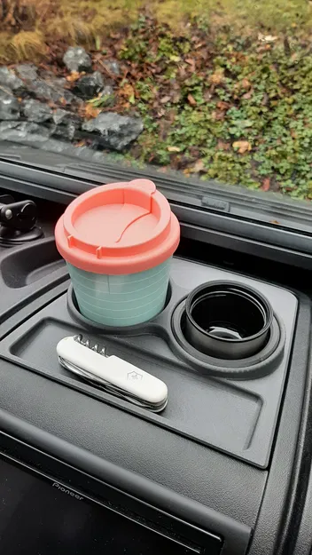 Giá đỡ cốc Jumper Ducato Lắp Bảng Điều Khiển Kèm Khay Đựng - Image 2