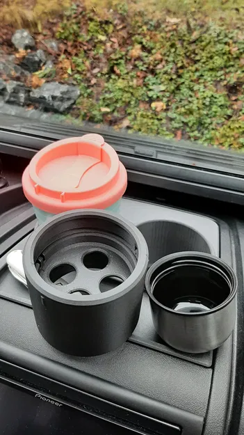 Giá đỡ cốc Jumper Ducato Lắp Bảng Điều Khiển Kèm Khay Đựng - Image 3