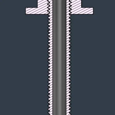 Ống nối PTFE dài 42mm từ hộp đựng đến tủ máy in