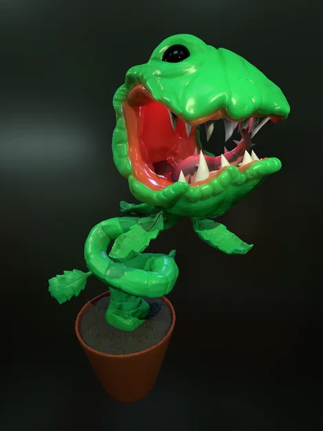 Chậu Cây Ăn Thịt Đáng Sợ - Mô Hình 3D - Image 1
