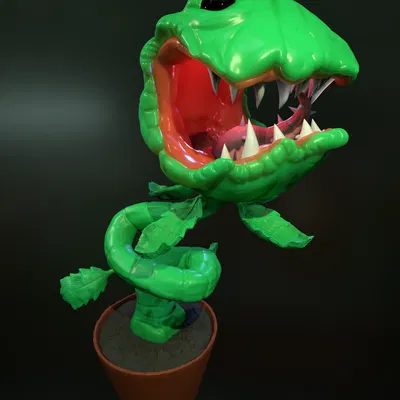 Chậu Cây Ăn Thịt Đáng Sợ - Mô Hình 3D
