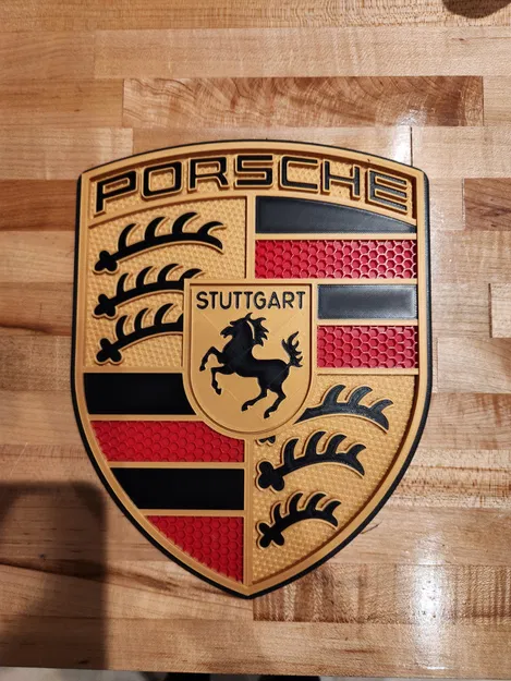 Biểu Tượng Porsche "Ultimate" - Mẫu In 3D - Image 1