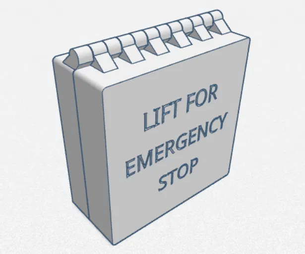 Vỏ Bọc Nút Dừng Khẩn Cấp Treo Tường - Image 1