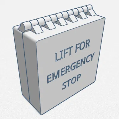 Vỏ Bọc Nút Dừng Khẩn Cấp Treo Tường